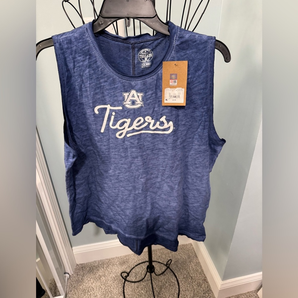 New Rivalry Threads Blue tank top Auburn Tigers War Eagle Extra Large XL Womens